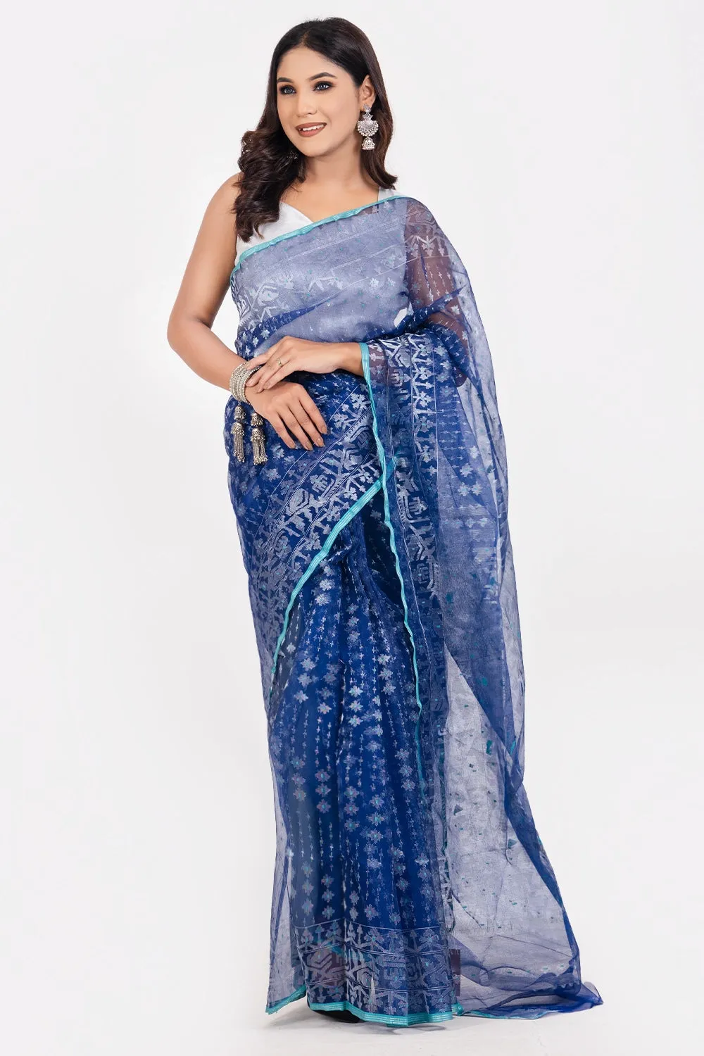 Belwari Jamdani Saree