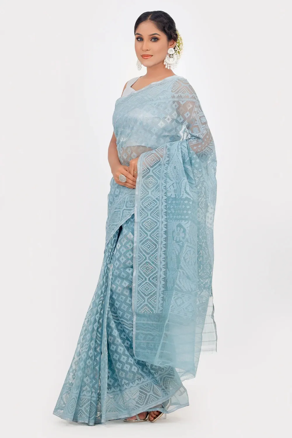 Belwari Jamdani Saree
