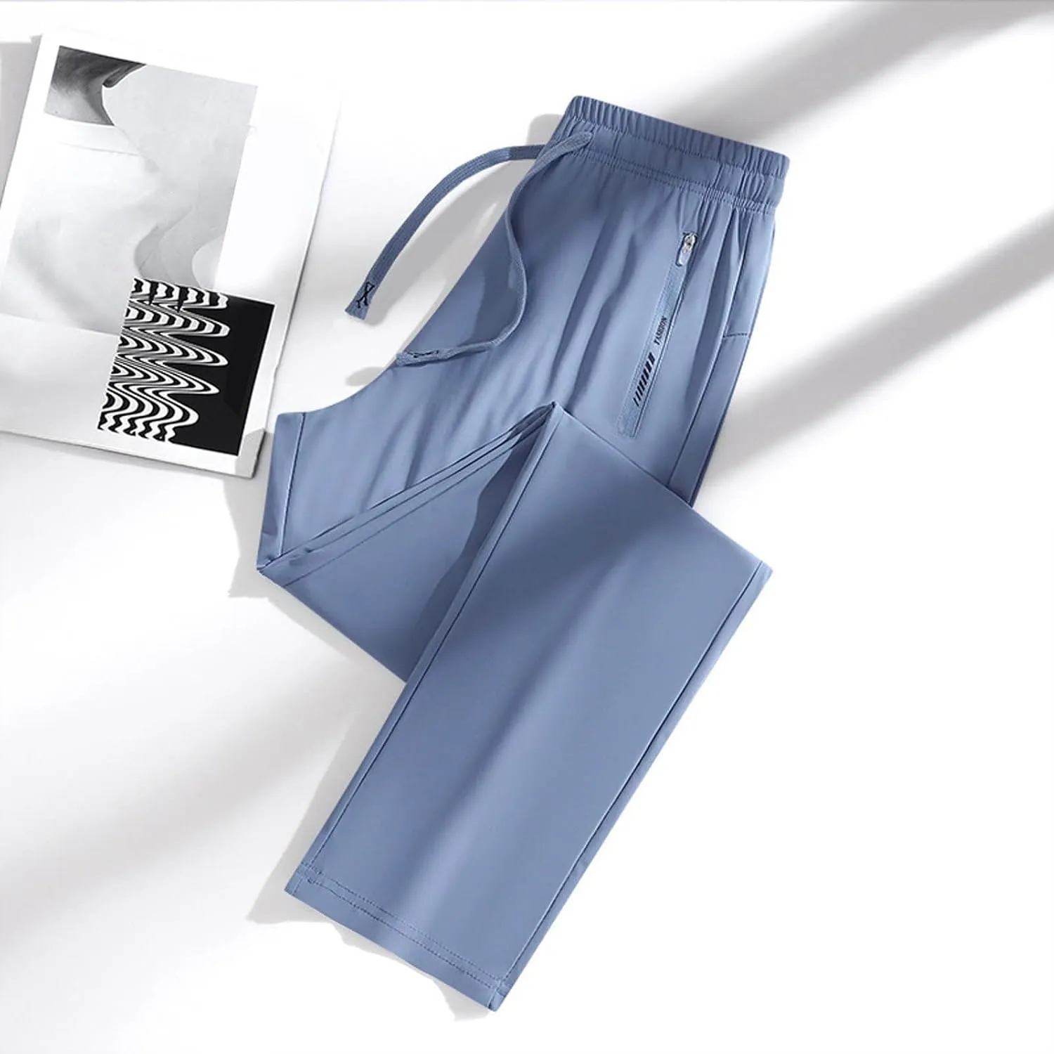 Blue Chic Store Unisex Ultra Stretch Active Pants Quick Drying Relaxed-Fit Sweatpants Breathable Stretch Pants