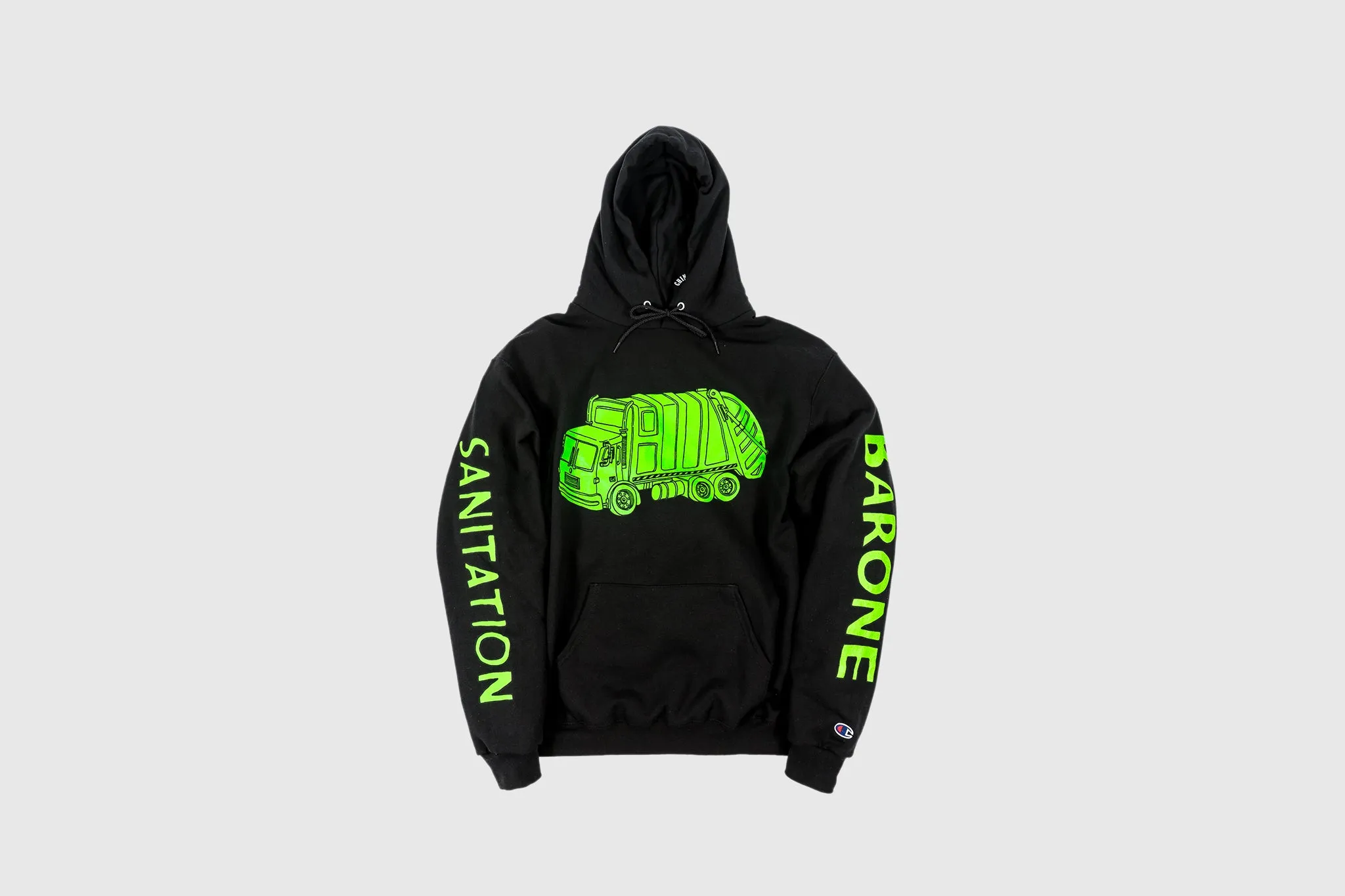CHINATOWN MARKET X PACKER "WASTE MANAGEMENT" HOODY