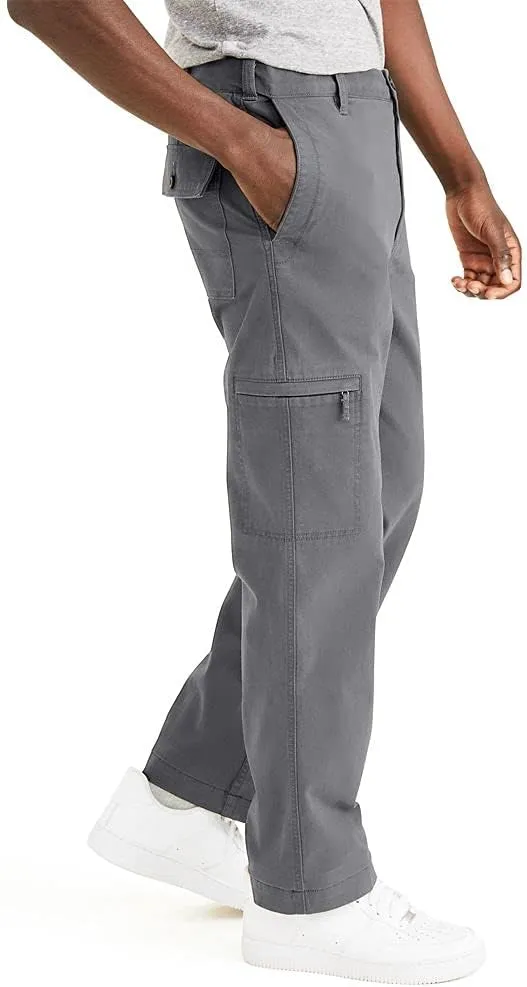 Dockers Men's Go-to Cargo Straight Fit Smart 360 Flex Pants (Standard and Big & Tall)
