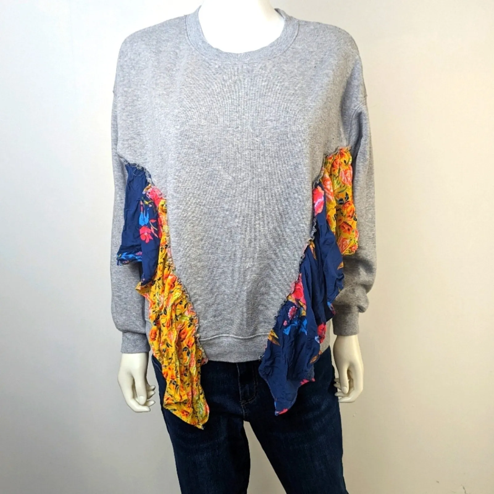 Free People " She's Just Cute " Crewneck Sweater