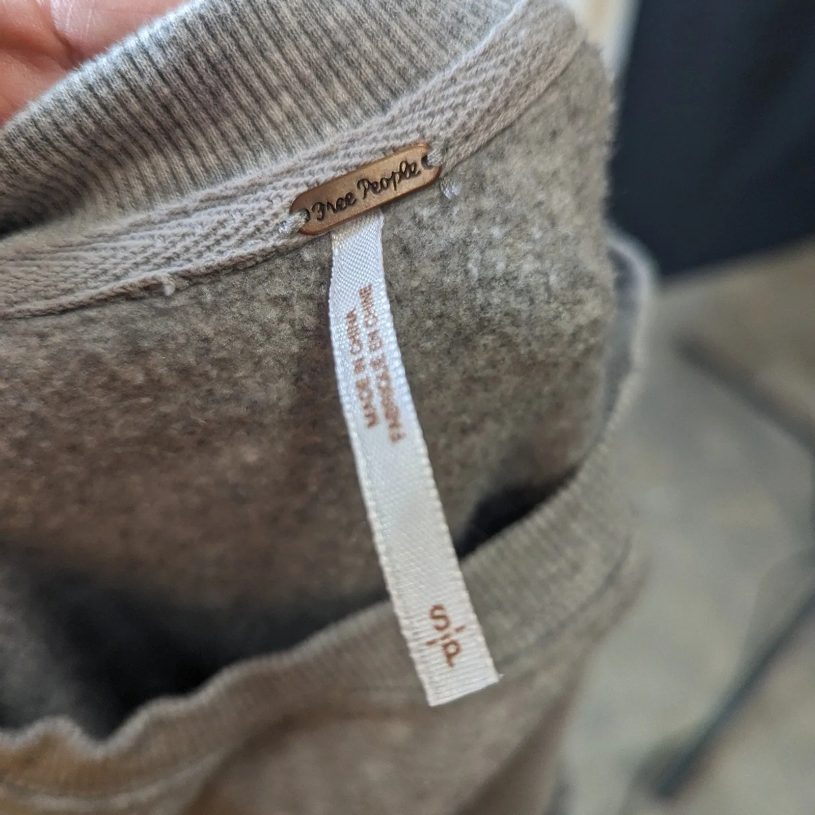 Free People " She's Just Cute " Crewneck Sweater