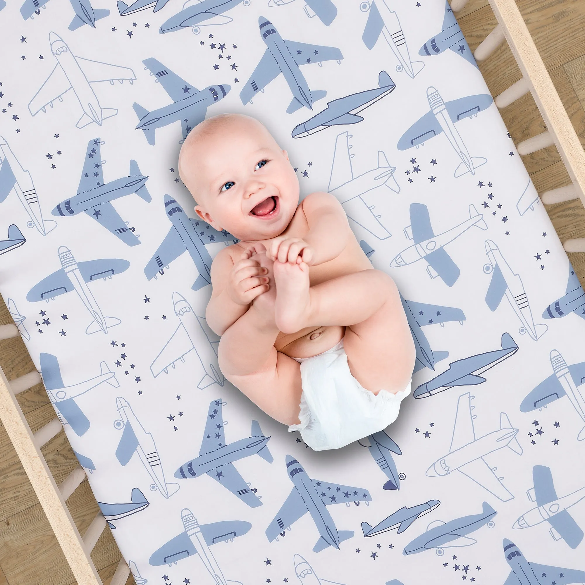 Little Aviator 3-Piece Crib Bedding Set