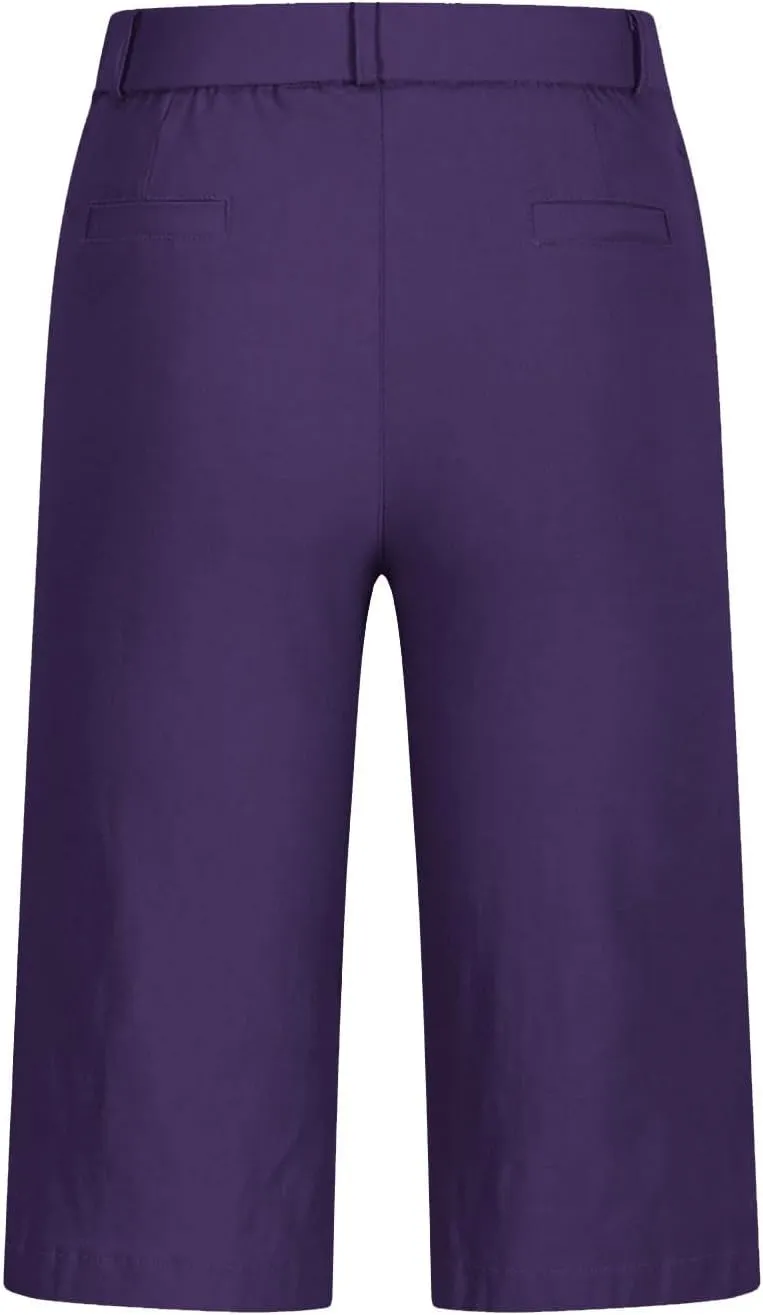 NaRHbrg Womens Bermuda Shorts Casual Summer Loose Athletic Short Lightweight Stretch Shorts Running Comfy Pants with Pockets