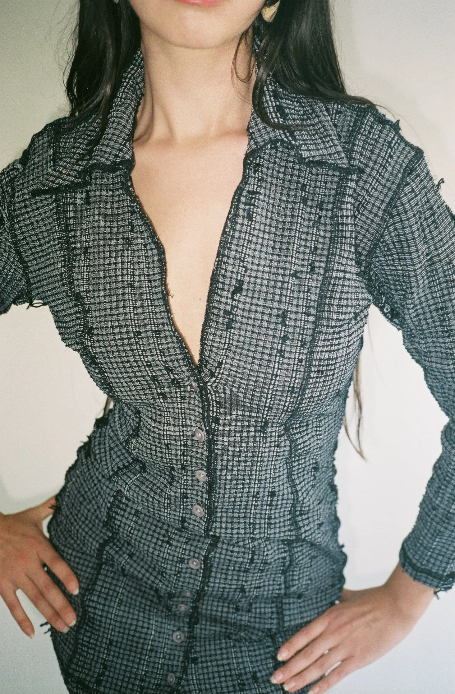 Overdyed Pin Dress
