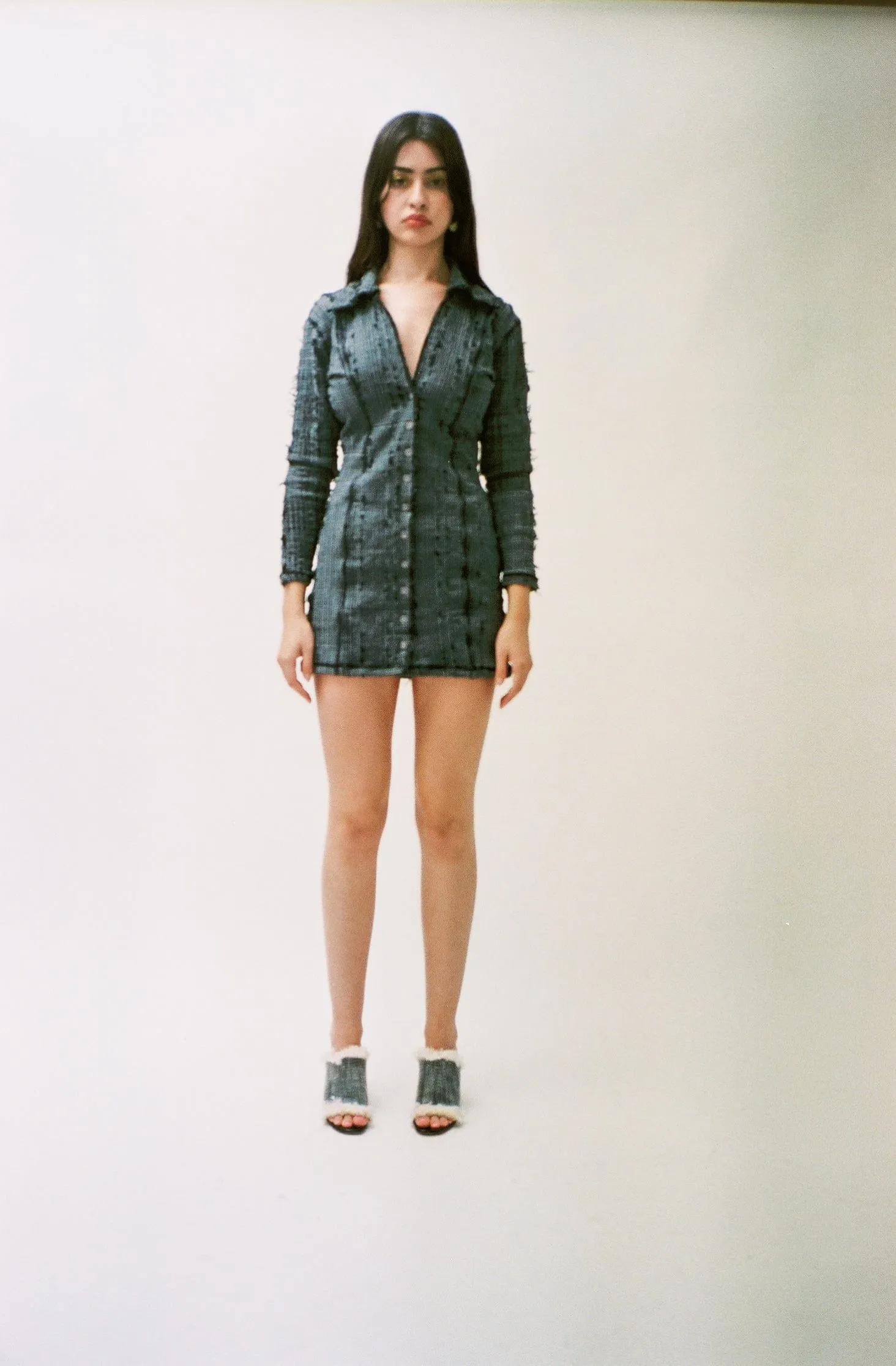 Overdyed Pin Dress
