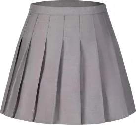 Pleated Skirts for Girls High Waisted School Uniform Skort with Undershorts Athletic Girls Tennis Skirt 2-14