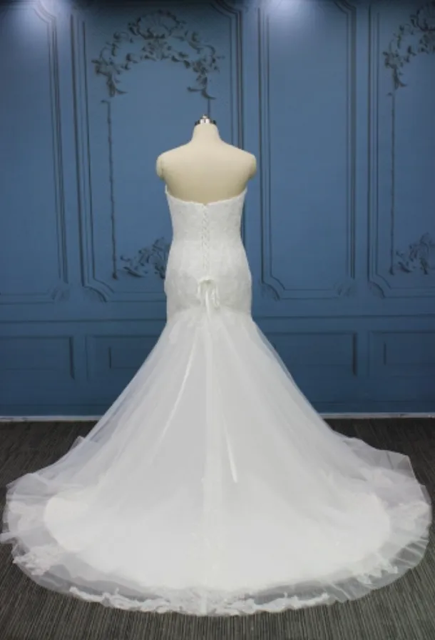 Plus Size Mermaid Wedding Dress