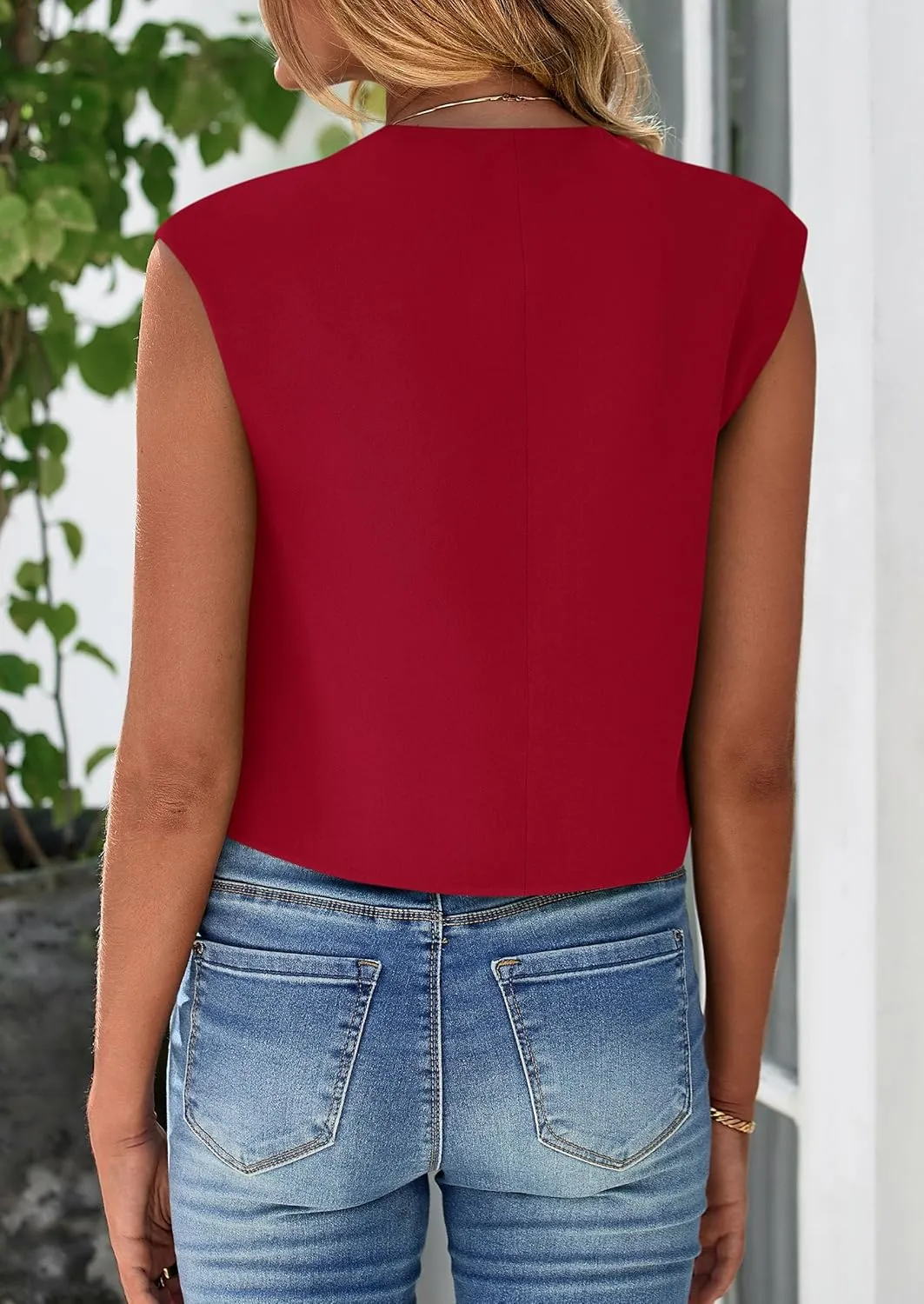 PRETTYGARDEN Women's Summer Suit Vest 2025 Dressy Casual Crop Tops Business Work Office Clothes Trendy Blazer Waistcoat