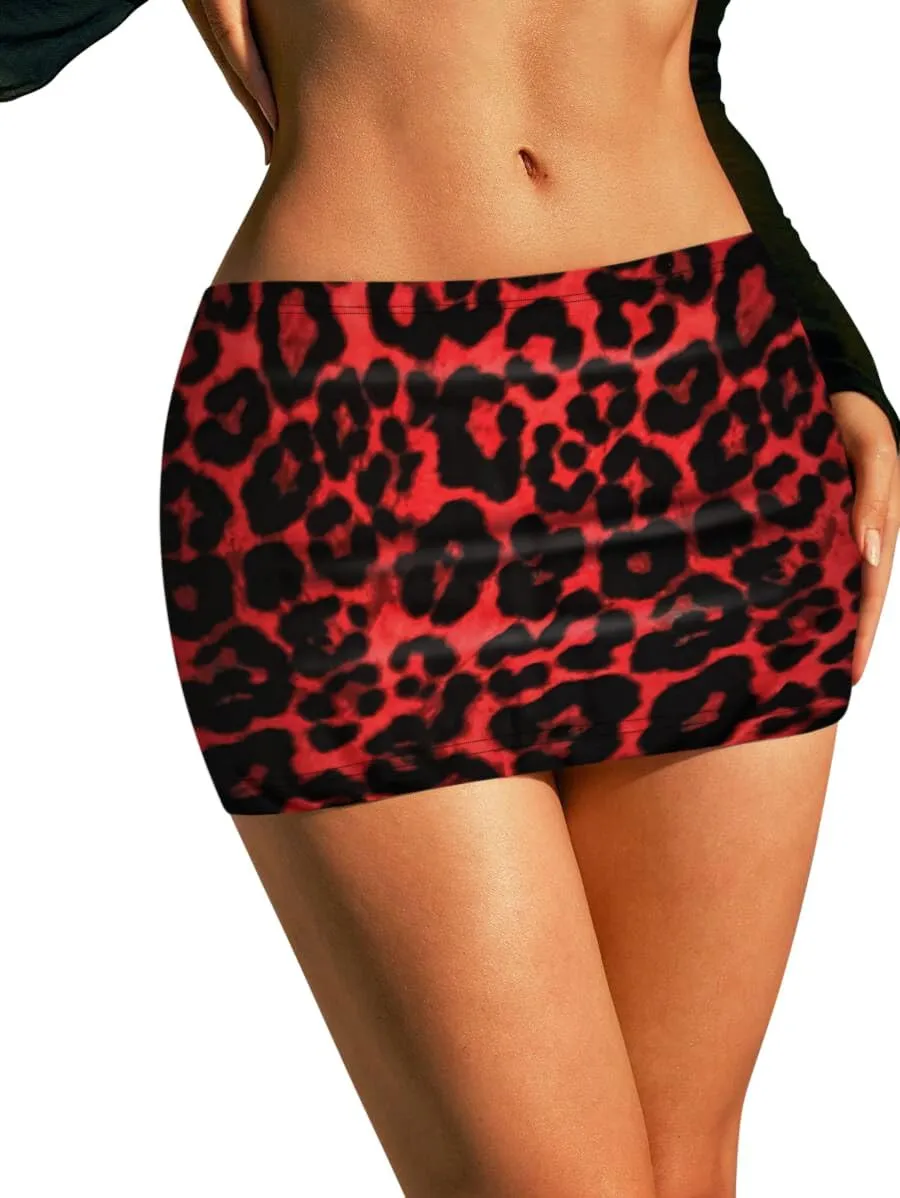 Sweet Hearts Black Mini Skirt for Women- Above Knee Elastic Waist Basic Mini Pencil Womens Skirts Bodycon Made in USA
