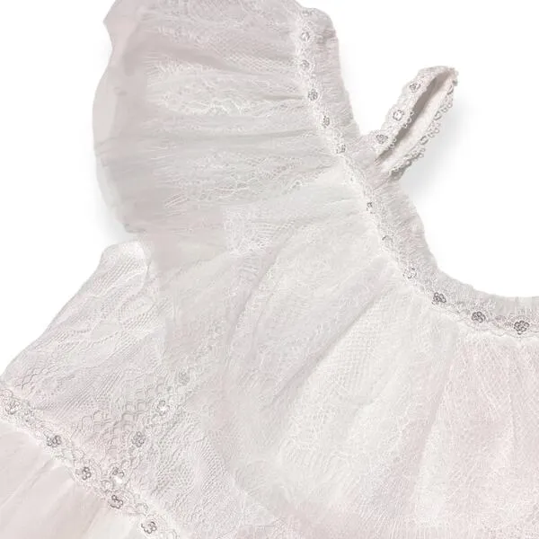 White Off Shoulder Lace Dress