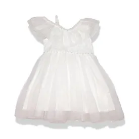 White Off Shoulder Lace Dress