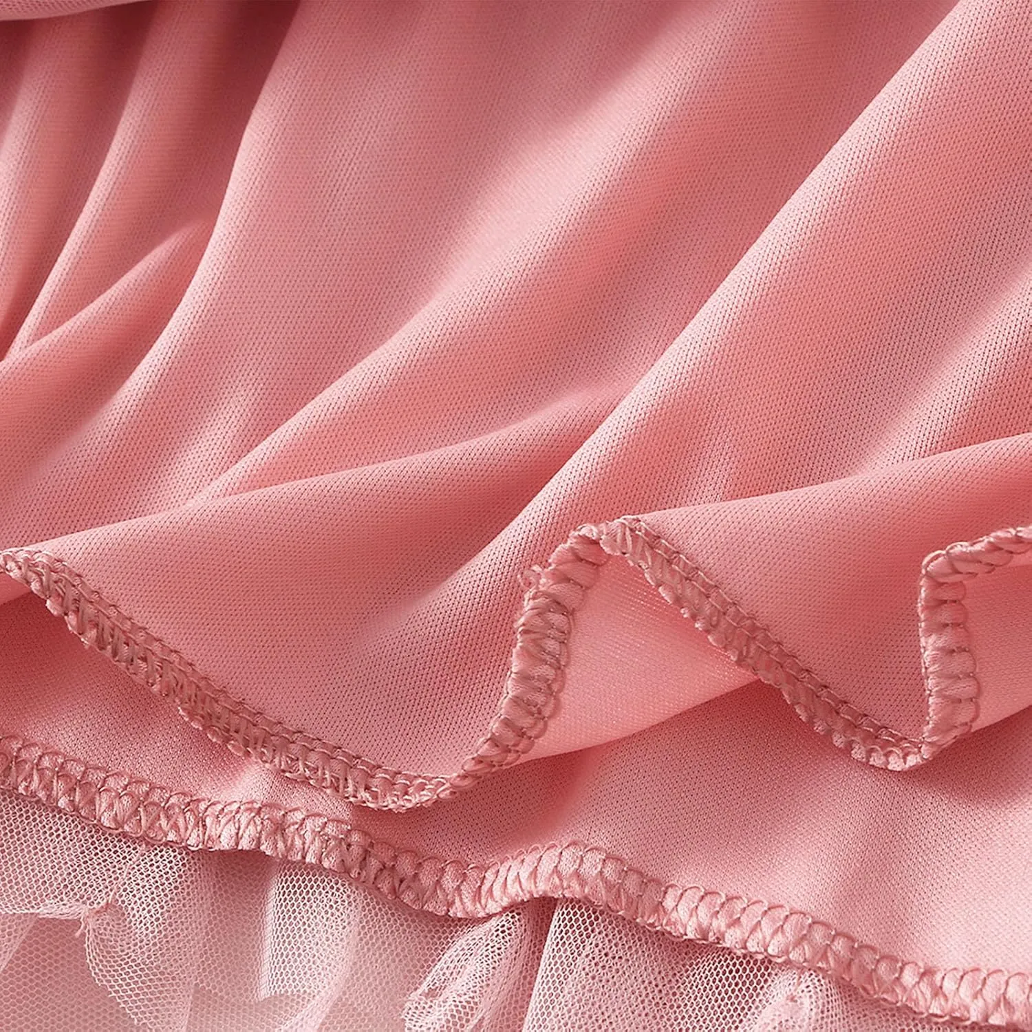Women's Tulle Mini Skirt Ruffled Mesh Puffy Ballet Tutu Skirts 50s Carnival Party Elastic Waist Short Underskirts