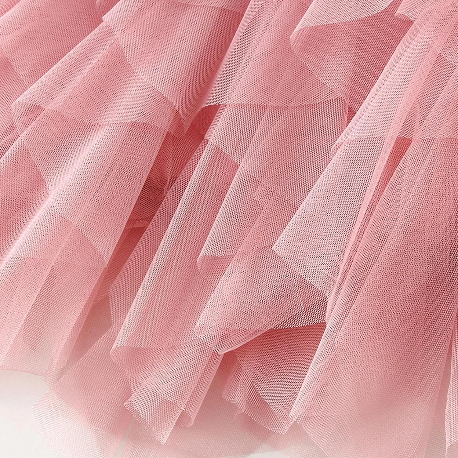 Women's Tulle Mini Skirt Ruffled Mesh Puffy Ballet Tutu Skirts 50s Carnival Party Elastic Waist Short Underskirts